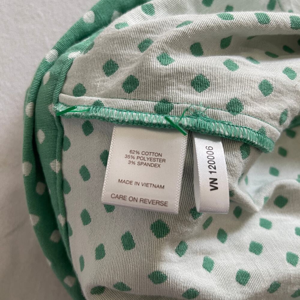 Eva Mendes Green Polka Dot Skirt - Retro Cottagecore Aesthetic Size:8 - Picture 7 of 8